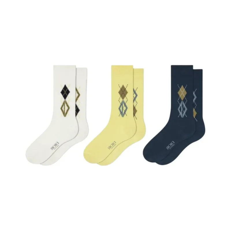 DIOR Mid Calf Socks Unisex 3 Pack-0
