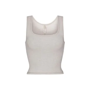 SKIMS Tank Tops Women's Oat/HEATHER OATMEAL MULTI