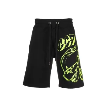 GCDS Sports Shorts Men Black
