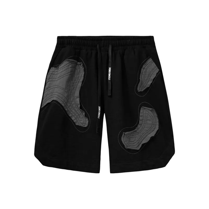 XINYINSU SS24 Casual Shorts Unisex Black-6