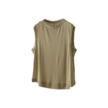 Professor.E Tank Tops Women's Beige