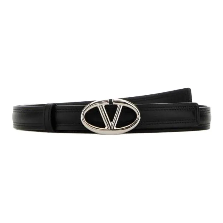 Valentino The Bold Edition Logo Plaque Belt-0