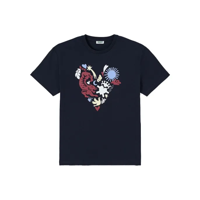 KENZO T-Shirts Women's Navy Blue-0