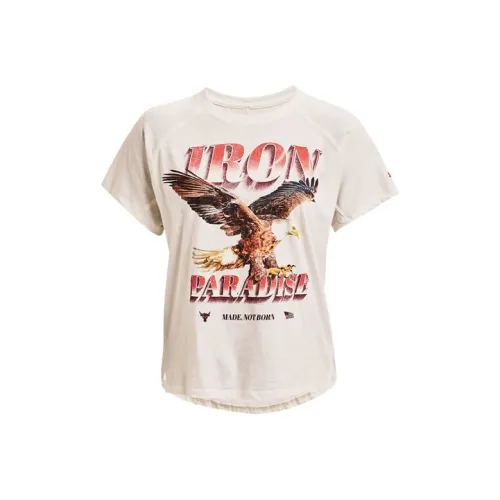 Under Armour T Shirt Women's Beige