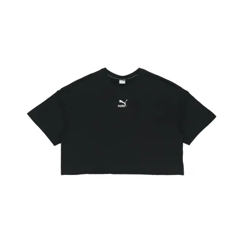 PUMA CLASSICS Crop Tops Women's Black