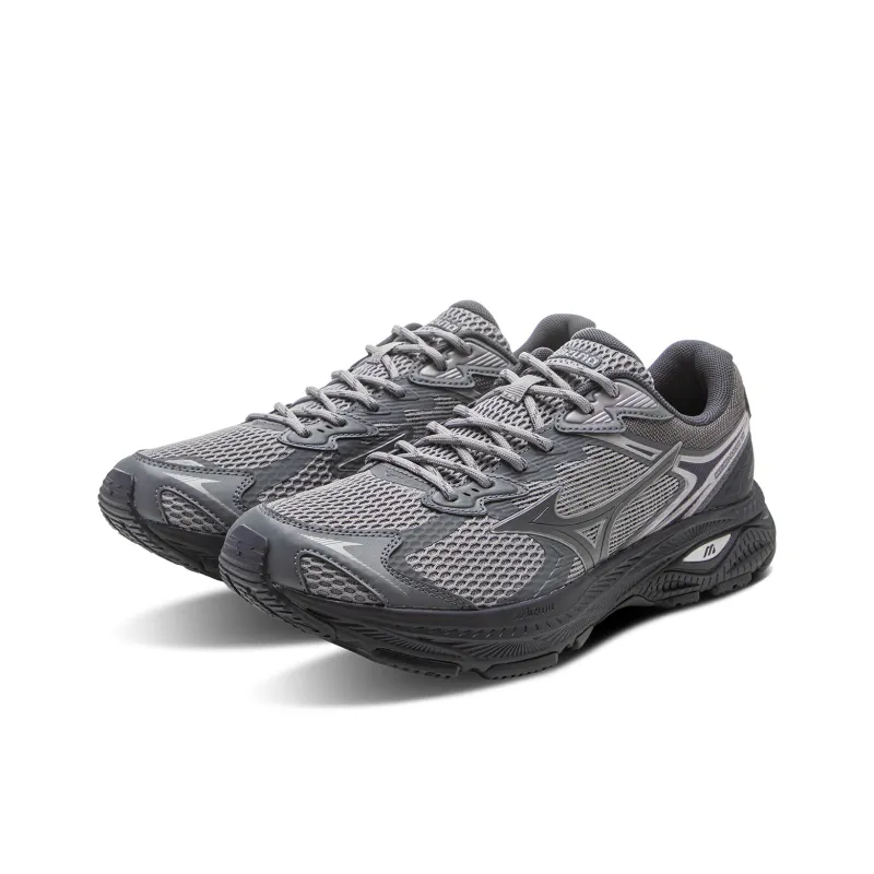 Mizuno RACER V2 Cushioning, Lightweight, Breathable, Slip Resistant Low Top Running Shoes Unisex Carbon Gray-2