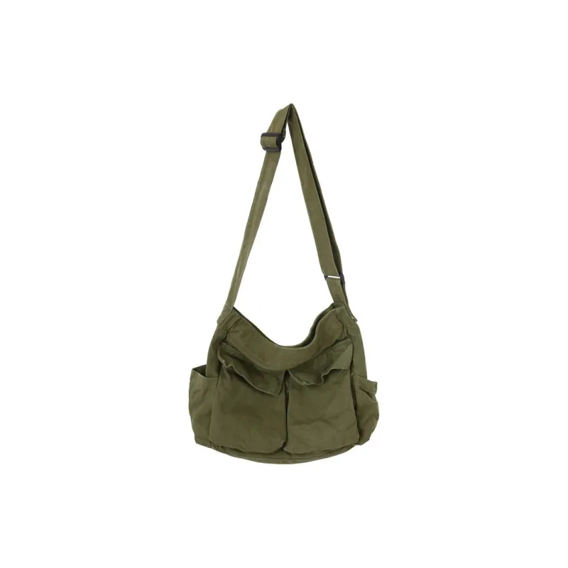G FAVOR Canvas Shoulder Bag Regular Unisex Multicolor-1