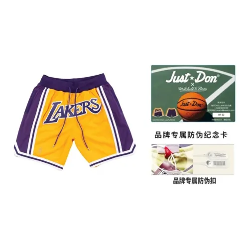 Mitchell & Ness x Just Don Basketball Shorts Unisex Yellow