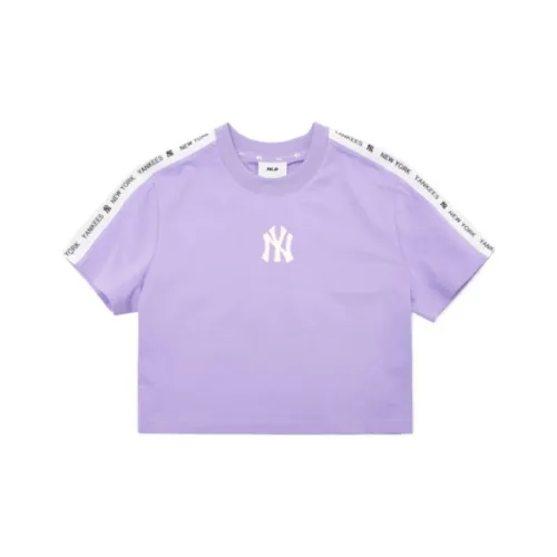 MLB Crop Tops Women's Purple