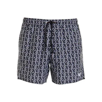 EMPORIO ARMANI Logo-print Drawstring Swim Shorts