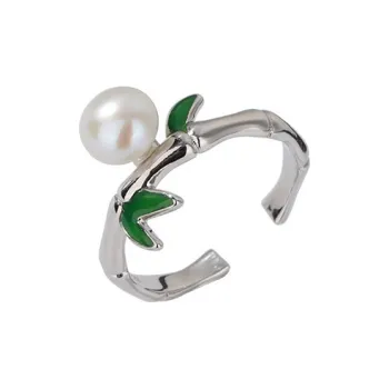 ZHENZHUAOMI Pearl Rings Women's