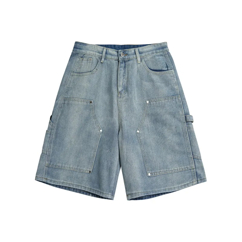 AMBER LIGHT Denim Shorts Unisex-0