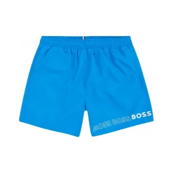 HUGO BOSS Dolphin Logo print Swim Shorts