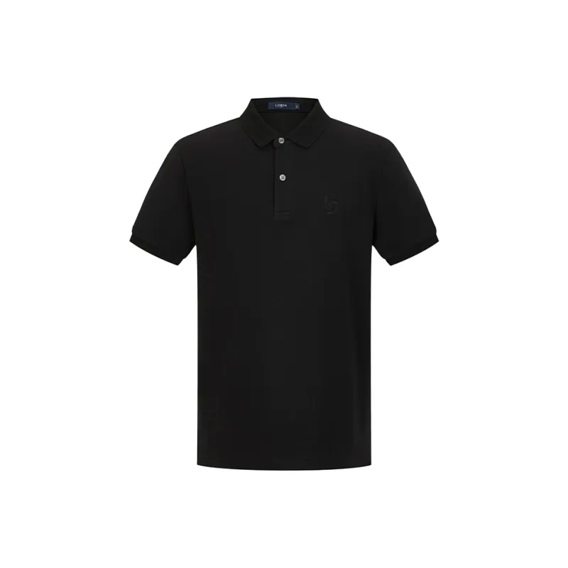 LONDA 1958 Polo Shirt Men's Black 50 Shopping Bag Included-1