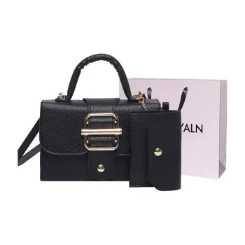LOUIS ROYALN PU One Shoulder Handbag Regular Unisex Black/Pink/Red/Brown