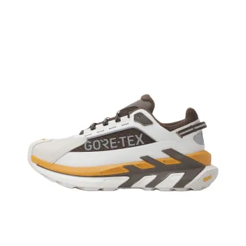 KOLON SPORT MOVE ALPHA Slip Resistant, Abrasion Resistant, Waterproof Low Top Hiking Shoes Unisex White Brown Yellow