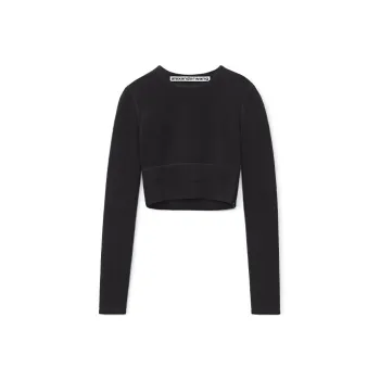 Alexander Wang Crop Tops Women's Black