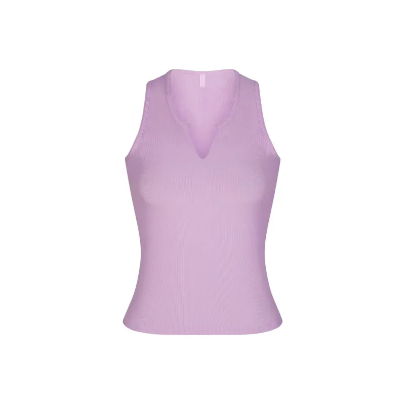 SKIMS Valentine's Day Collection Tank Top Women's SUGAR PLUM/Sugar Plum-0