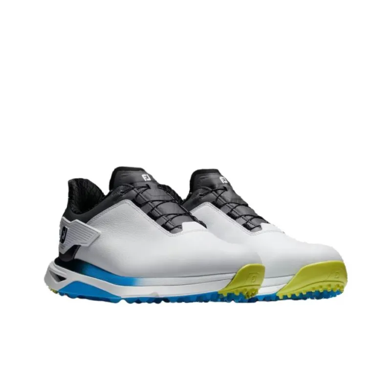 FOOTJOY Anti Slip Wear Resistant Low Top Golf Shoes Men's White Black Blue-2
