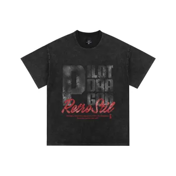 PILOTDRAGON T Shirt Unisex Faded Black