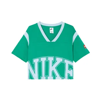 Nike Crop Tops Women's Sea God Green