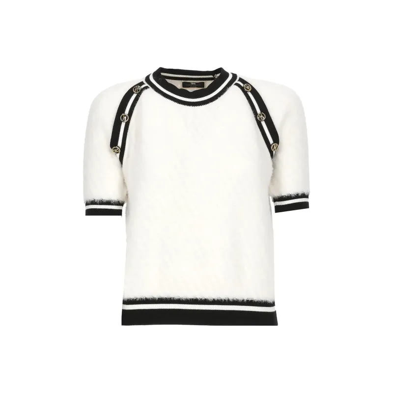 Elisabetta Franchi FW22 Sweater Women's White-0