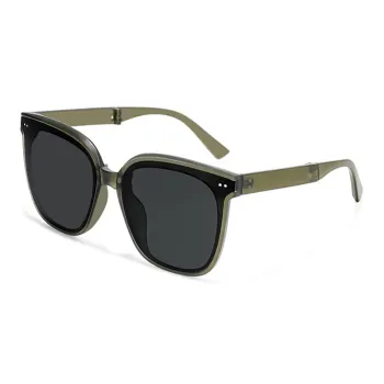 PARMU TR/Memory Plastic Square Sunglasses Unisex
