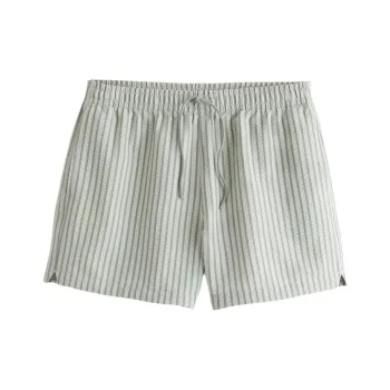 Abercrombie＆Fitch Swimming Shorts Men's Light Green Stripes