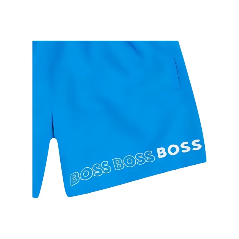 HUGO BOSS Dolphin Logo print Swim Shorts-2