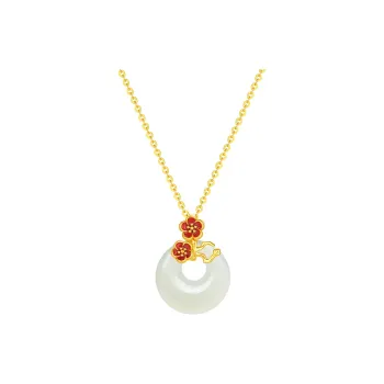 ZHOU LIU FU Chalcedony Necklaces Unisex