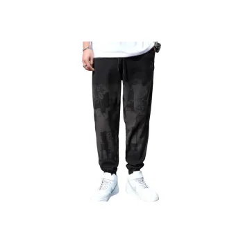 RAP PANDA Casual Pants Unisex Black