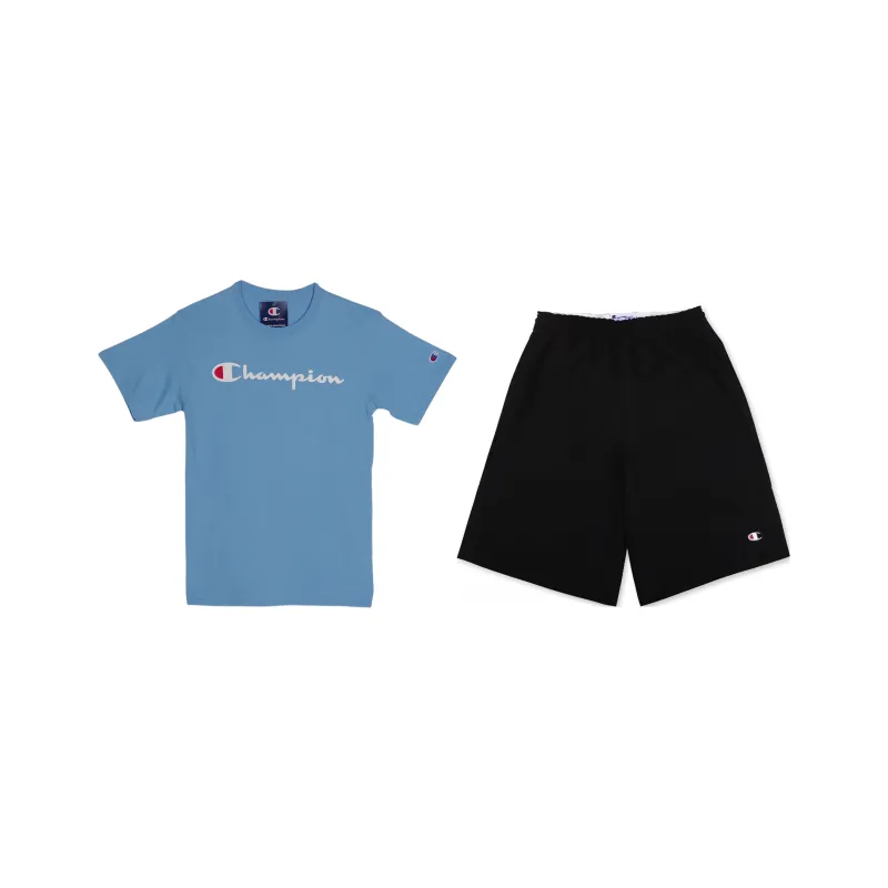 Champion Casual Sportswear Unisex Sky Blue Black-0