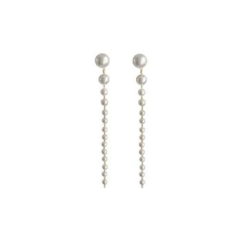 NATURALLYJOJO Faux Pearl Earrings Women's White