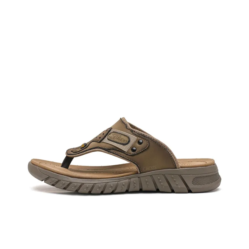 Shiozawa Stitching Quick Dry Flip Flops Men's-3