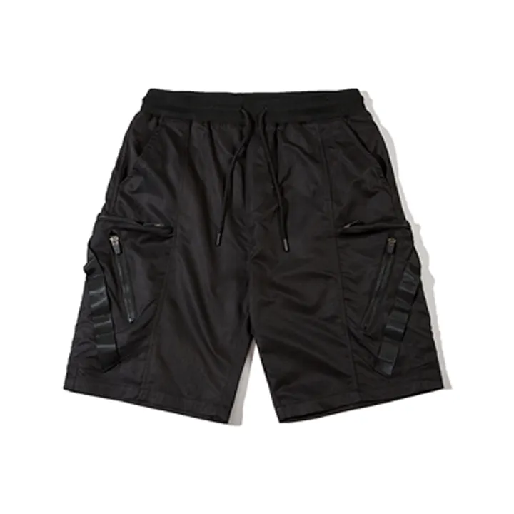 HKRXEC Cargo Shorts Unisex Black-0