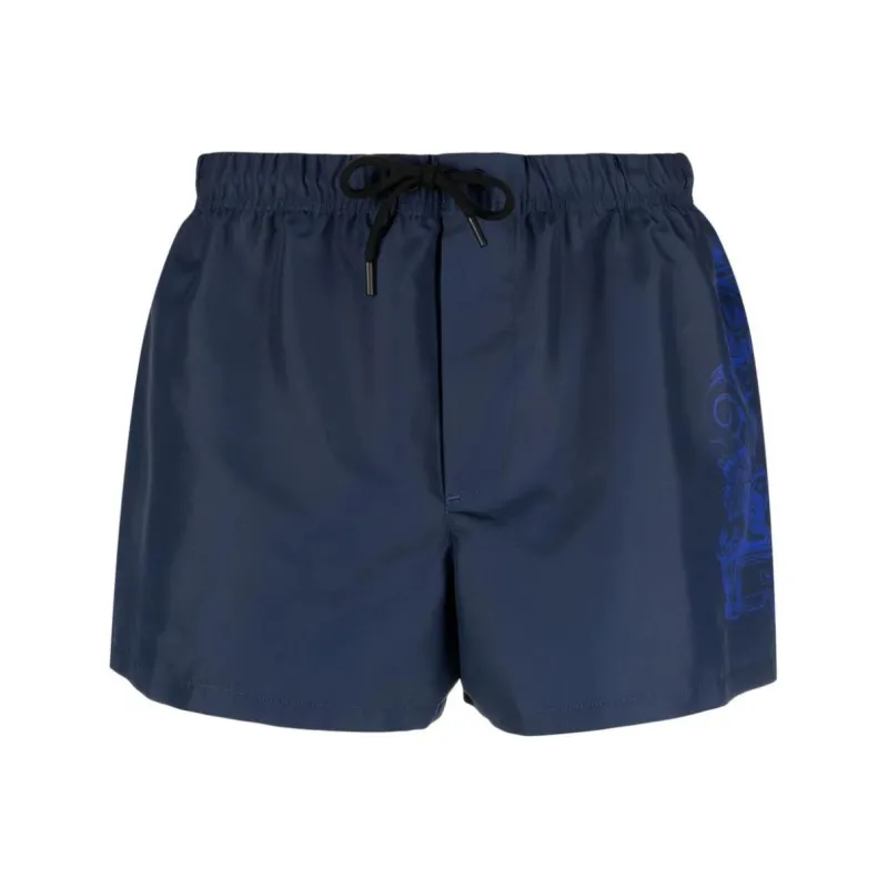 VERSACE Cartouche print Swim Shorts-0