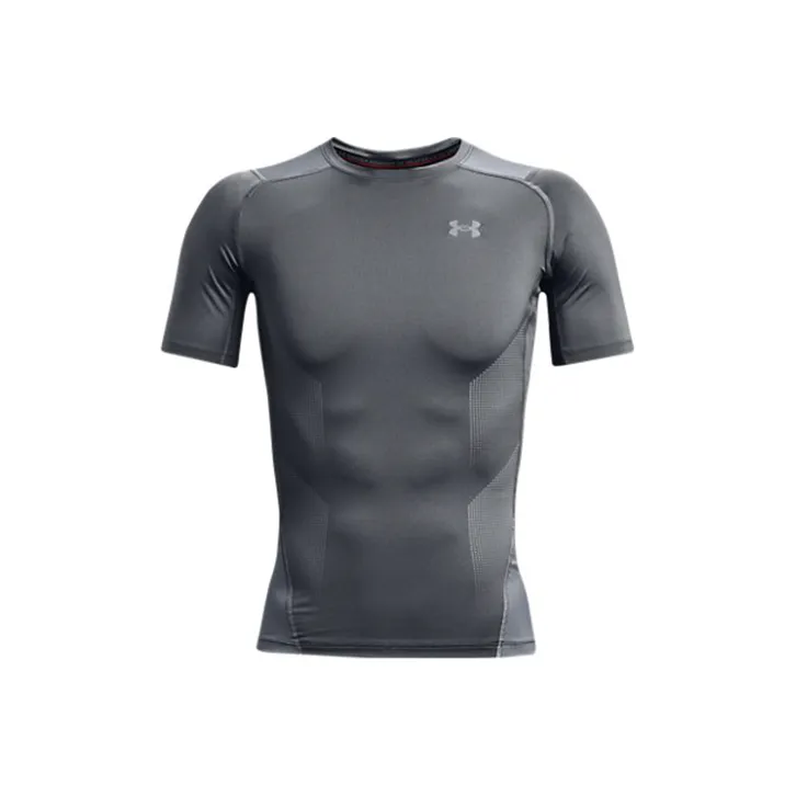 Under Armour HeatGear Fitness Clothing Men Gray-0