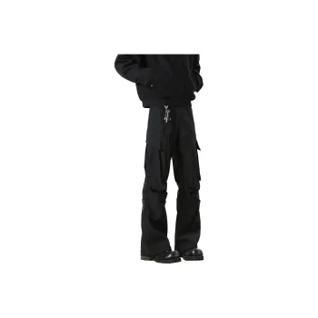 Fakeyoung Casual Pants Unisex Black