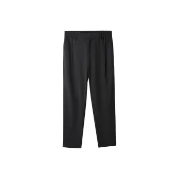 HLA Casual Pants Men's Black Pattern 16