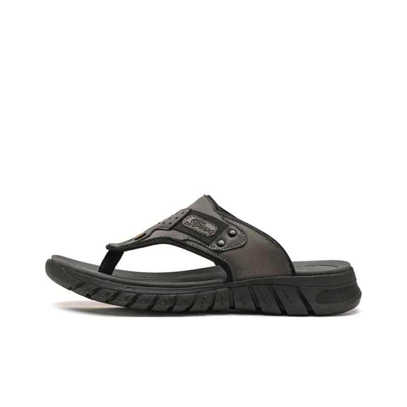 Shiozawa Stitching Quick Dry Flip Flops Men's-0