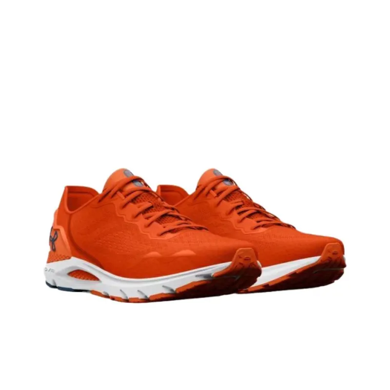 Under Armour Hovr Sonic 6 Anti Slip Wear Resistant Low Top Casual Running Shoes Men's Orange-2