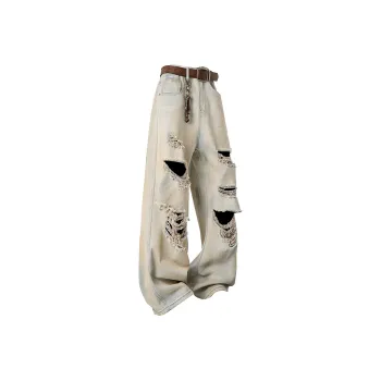Ice Flying Jeans Unisex Yellow Mud