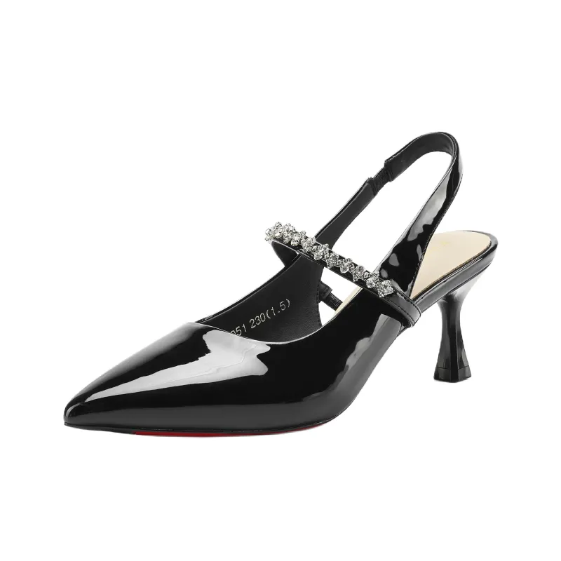 FIVE PLUS Slim Heel High Heels Women's-1