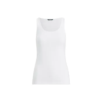 LAUREN RALPH LAUREN Kelly Fine ribbed Tank Top