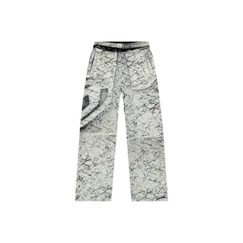 DIESEL Oval D Cracked Paint Effect Cargo Pants