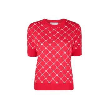 Sonia Rykiel Monogram pattern Knitted Top
