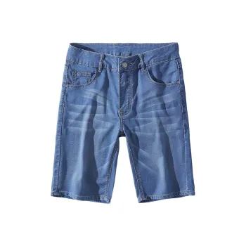 KM Denim Shorts Unisex Sky Blue
