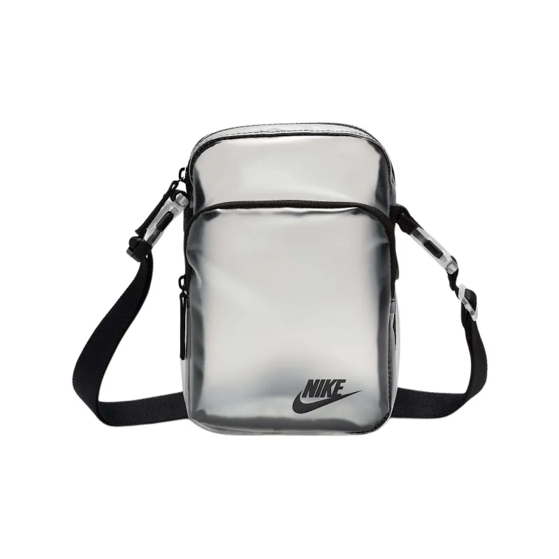 Nike Heritage Polyurethane Crossbody Bag Unisex Black-0