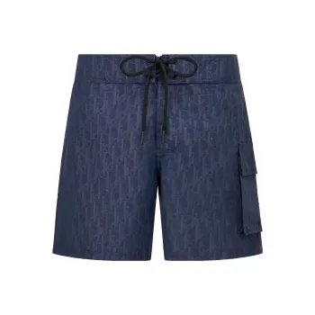 DIOR FW23 Swimming Shorts Men's Navy
