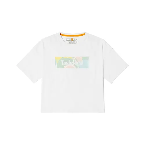 Timberland Crop Tops Women's White